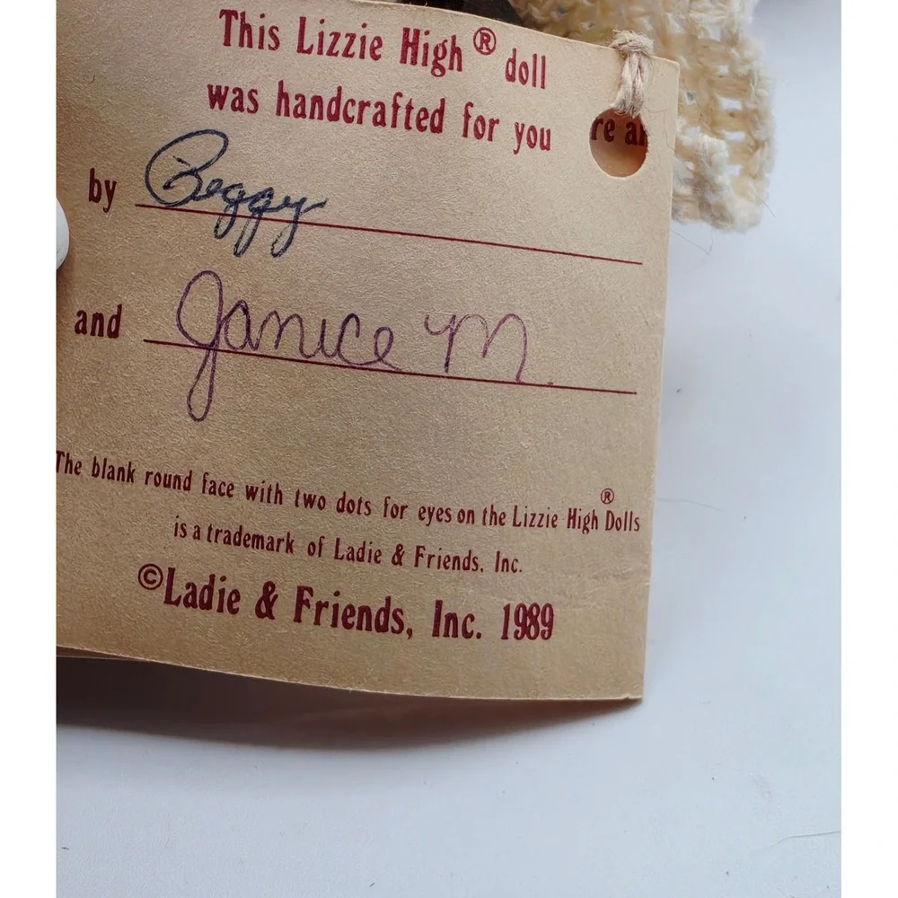 Lizzie High vtg 1989